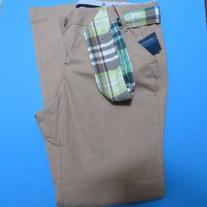 Lands' End Pant with Fabric Belt